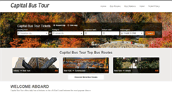 Desktop Screenshot of capitalbustour.com